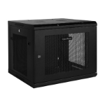 CyberPower CR9U61001 rack cabinet 9U Wall mounted rack Black