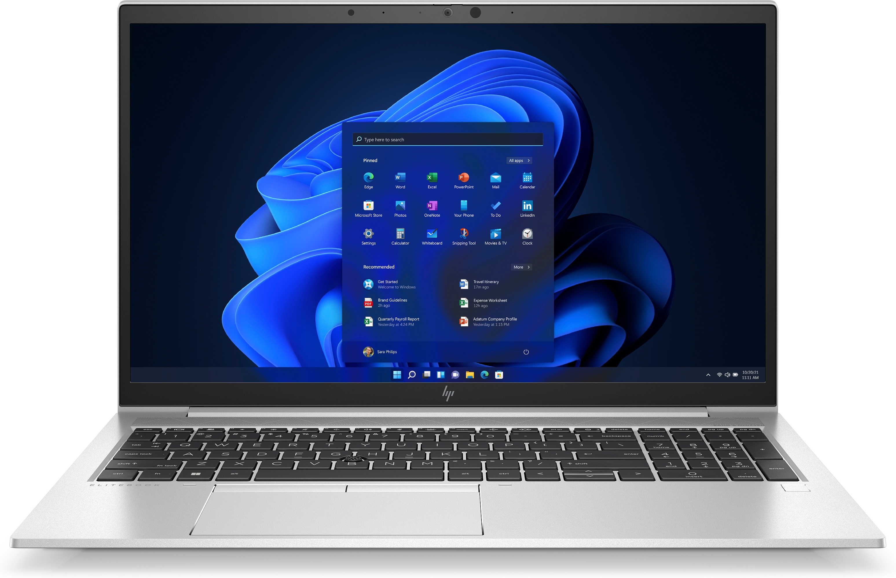 Image of HP EliteBook 855 G8 - AMD Ryzen 7 - 1.9 GHz - 39.6 cm (15.6) -...