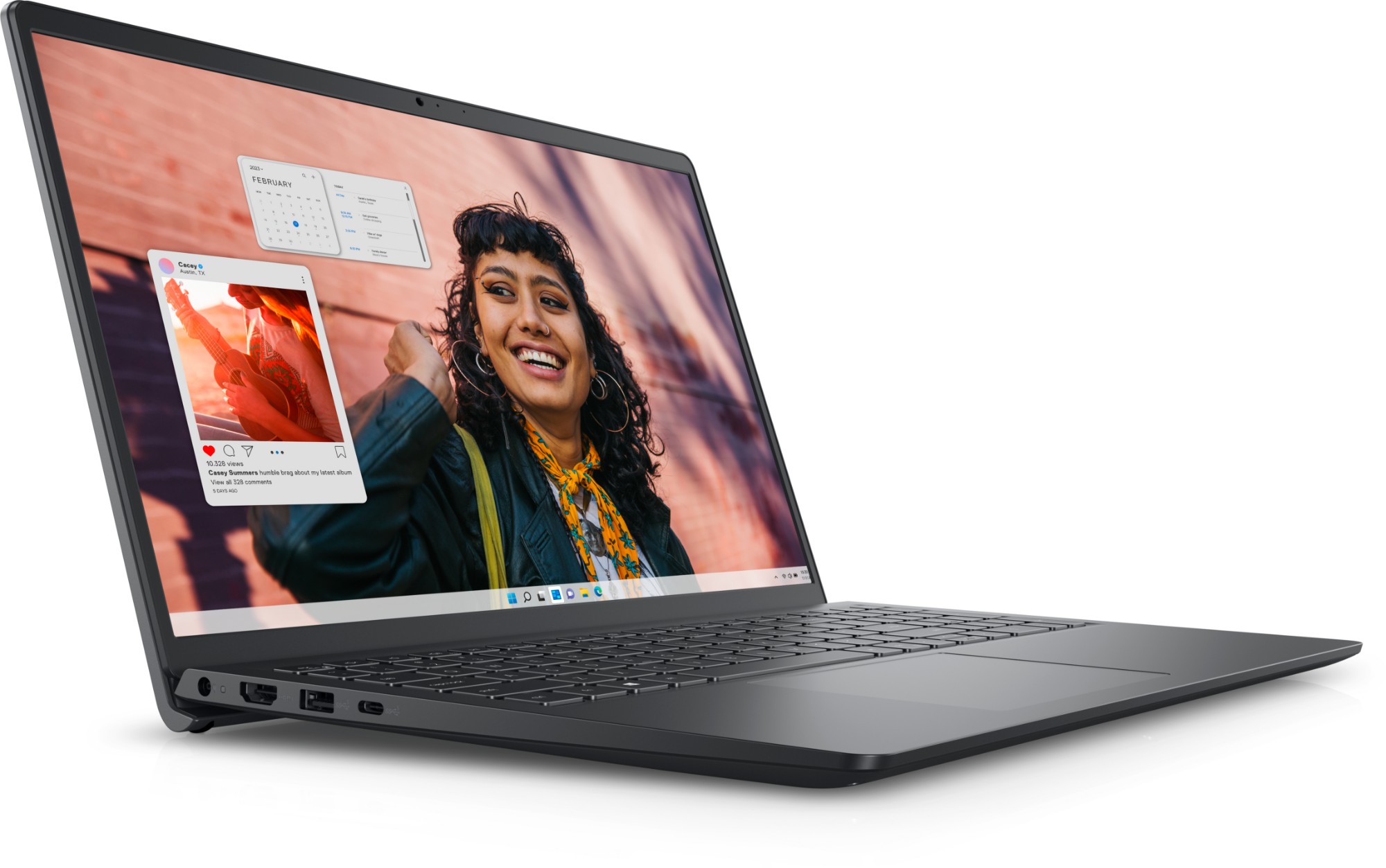 DELL Inspiron 3530 Intel® Core i5 i5-1334U Laptop 39.6 cm (15.6") Full HD 16 GB DDR4-SDRAM 512 GB SSD Wi-Fi 6 (802.11ax) Windows 11 Pro UK English Black