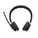 Lenovo 6550 Kopfhörer Kabellos Kopfband Büro/Callcenter USB Typ-C Bluetooth Schwarz