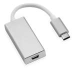 ROLINE 12.03.3225 video cable adapter 0.1 m USB Type-C Mini DisplayPort Silver, White