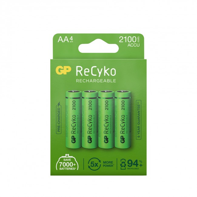 GP Batteries ReCyko Rechargeable battery AA Nickel-Metal Hydride (NiMH)