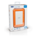 LaCie Rugged Mini disco duro externo 2 TB Naranja, Plata