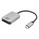 ACT USB-C kaartlezer voor SD en micro SD, SD 4.0 UHS-II