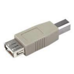 Monoprice 364 cable gender changer USB A USB B Cream