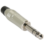 Amphenol ACPS-KN tussenstuk voor kabels 6.35mm Stereo Metallic