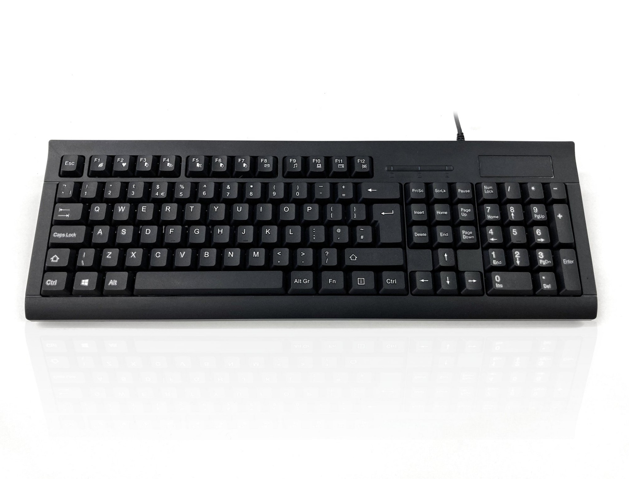 Accuratus AccuMed AQUA Smart Card keyboard Medical USB QWERTY UK International Black