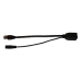 Tycon Systems POE-INJ-S network splitter Power over Ethernet (PoE) Black
