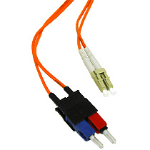 C2G 10m LC/SC Duplex 62.5/125 Multimode Fiber Patch Cable fiber optic cable 393.7" (10 m) Orange