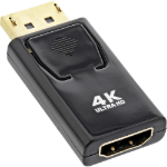 InLine converter DisplayPort male / HDMI female, 4K/60Hz, with audio