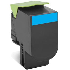 Image of Lexmark 80C2XC0/802XC Toner-kit cyan extra High-Capacity return...