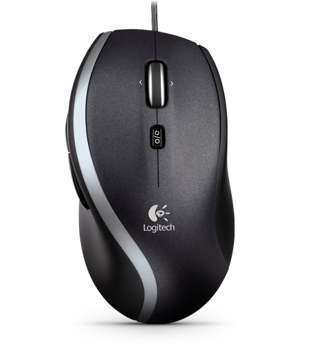 Image of Logitech M500 mouse Right-hand USB Type-A Laser 1000 DPI