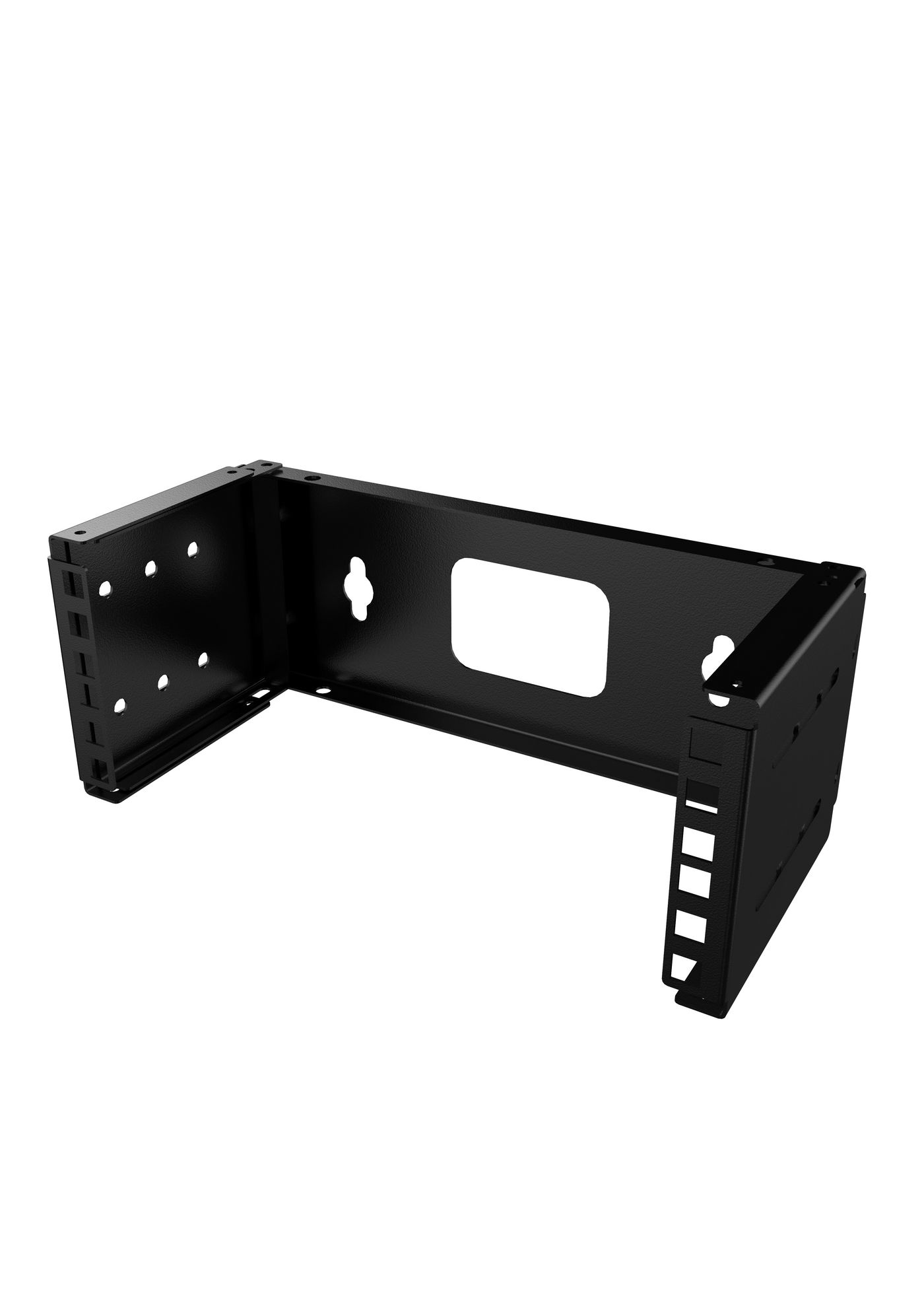 Image of Lanview RAR120 rack cabinet 2U Wall mounted rack Black