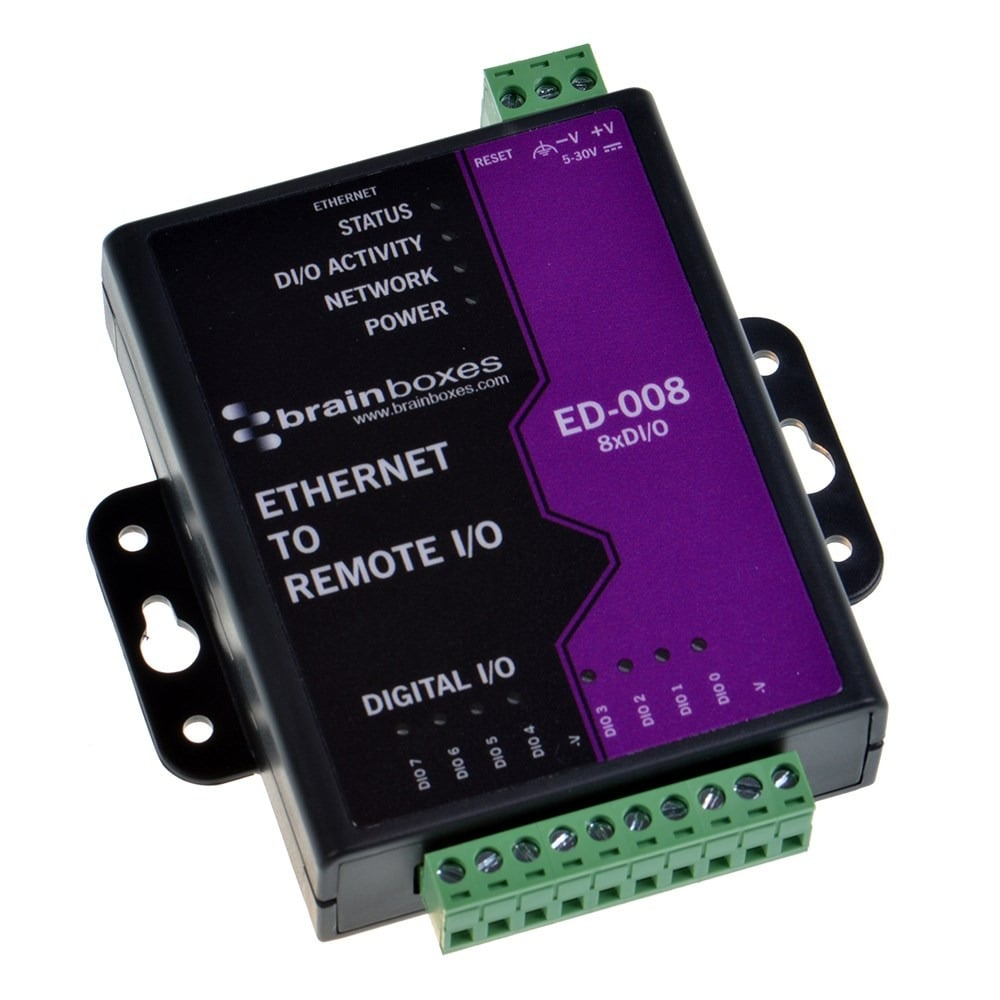 Brainboxes ED-008 Ethernet to 8 Digital IO Lines