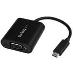 StarTech.com CDP2VGASA USB graphics adapter 2048 x 1280 pixels Black