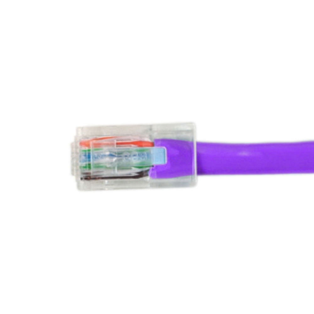Videk Unbooted Cat6 UTP RJ45 to RJ45 Patch Cable Purple 3Mtr
