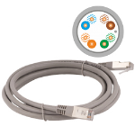 Alantec KKF5SZA7.0 networking cable Grey 7 m Cat5e F/UTP (FTP)