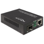 DeLOCK 86180 network media converter 1000 Mbit/s Black