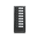 iStarUSA JAGE9BT8HDSL-DE disk array Tower Black, Silver