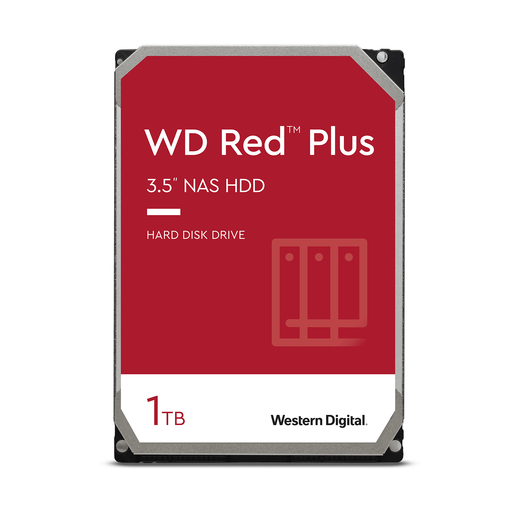 Western Digital Red Plus internal hard drive 1 TB 5400 RPM 64 MB 3.5&q