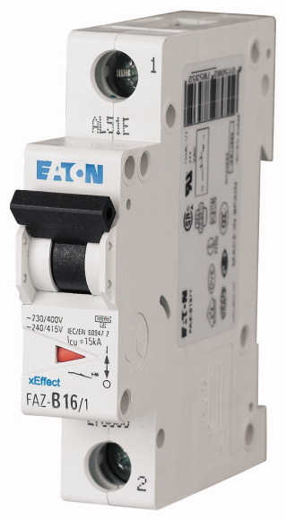 Eaton FAZ-C16/1 circuit breaker Miniature circuit breaker