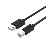 UNITEK Y-C420GBK USB cable USB 2.0 3 m USB A USB B Black