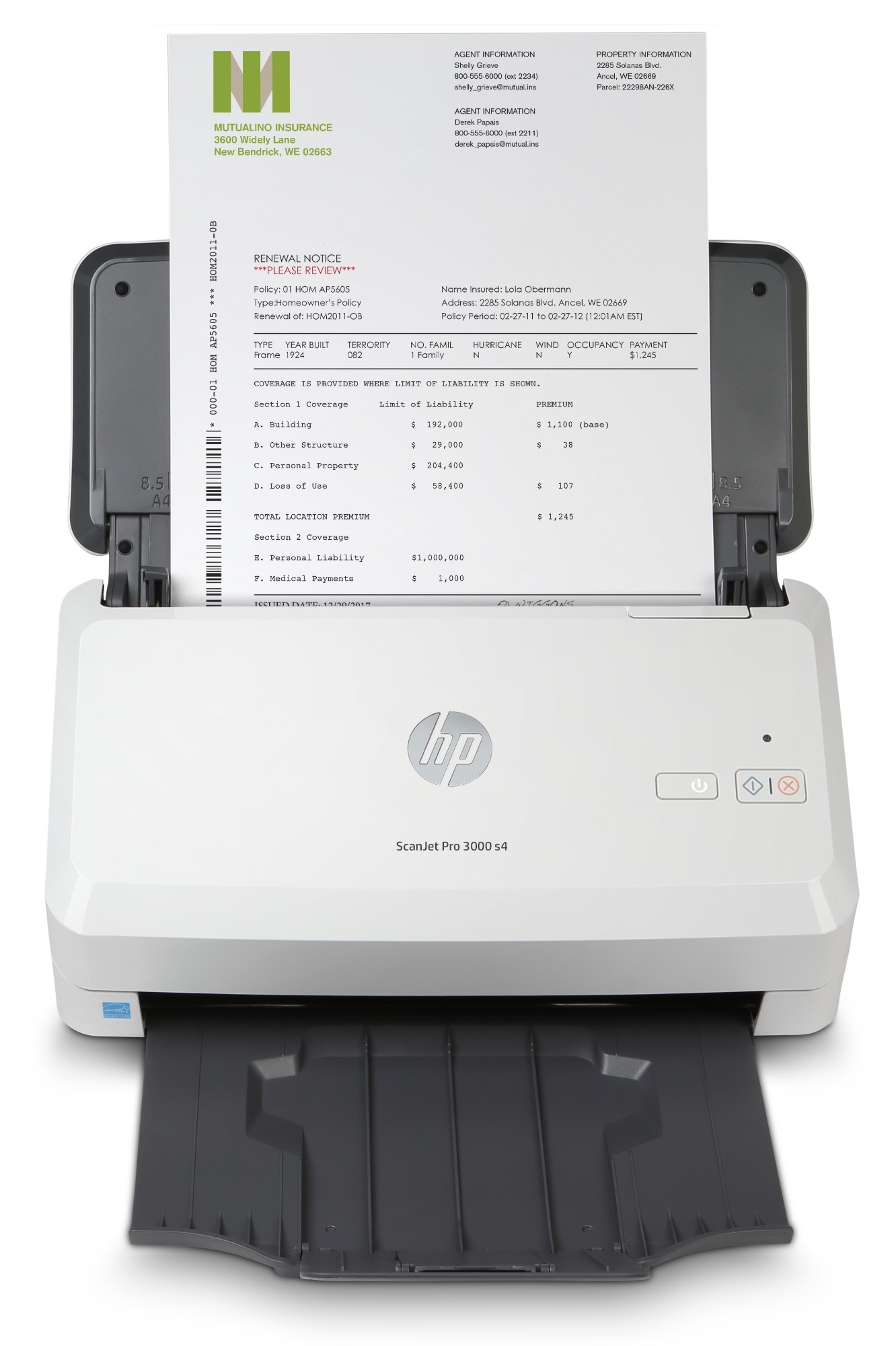 HP ScanJet Pro 3000 s4 Sheet-feed Scanner