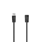 Hama 00200618 USB cable 0.75 m USB 2.0 USB A Black