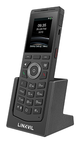 W610W IP phone Black 4 lines Wi-Fi