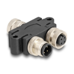DeLOCK 60581 Kabel splitter/combiner Kabelsplitter Zwart