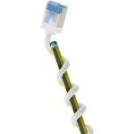 Goobay 74326 networking cable White 0.15 m Cat6a U/FTP (STP) Round