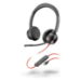 HP Poly Blackwire 8225 - Blackwire 8200 series - headset - on-ear - wired - active noise cancelling - USB-C - black - Certified for Microsoft Teams, UC certified
