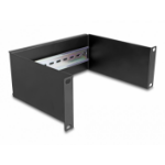 DeLOCK 10″ DIN rail Panel 2U black