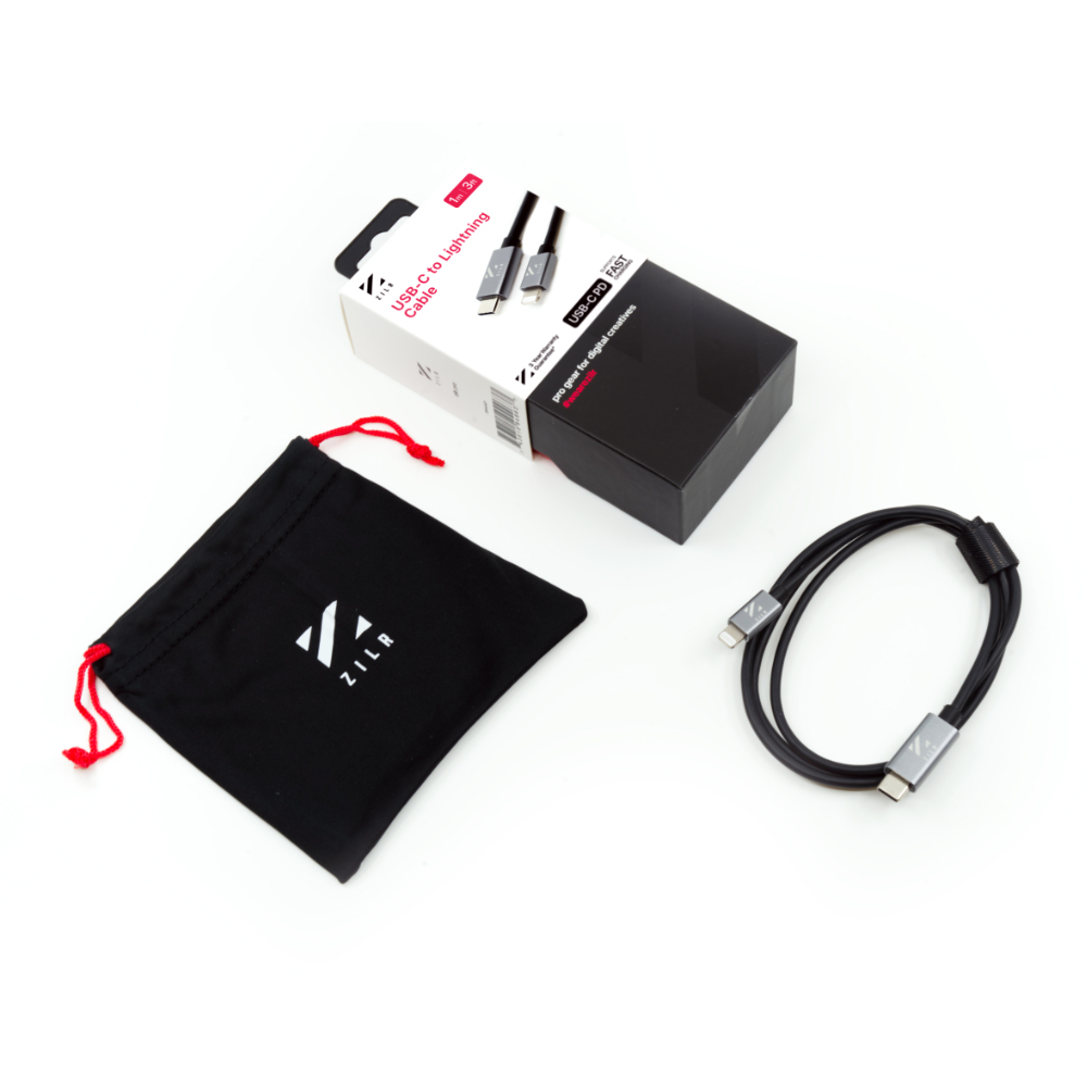 Zilr USB-C to Lightning Cable 1m / 3.3ft