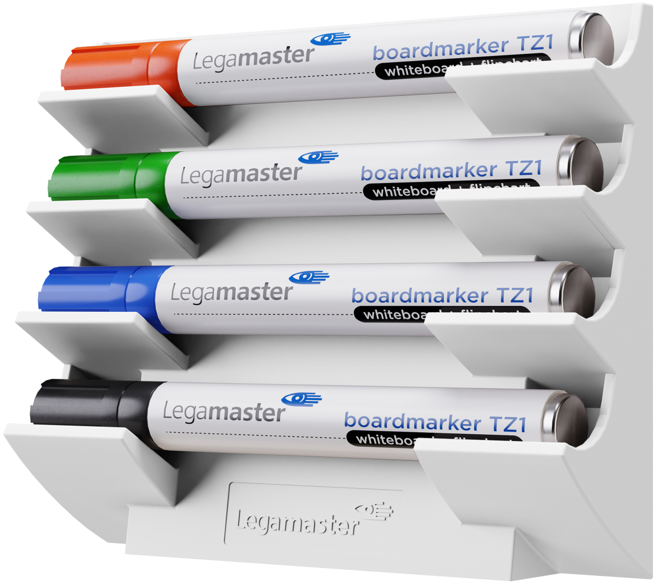 Legamaster whiteboard marker holder white