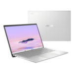 ASUS Chromebook Plus Enterprise CX54 CX5403CMA-DB588 Intel Core Ultra 5 115U 14" WQXGA 8 GB LPDDR5x-SDRAM 128 GB SSD Wi-Fi 6E (802.11ax) ChromeOS Silver