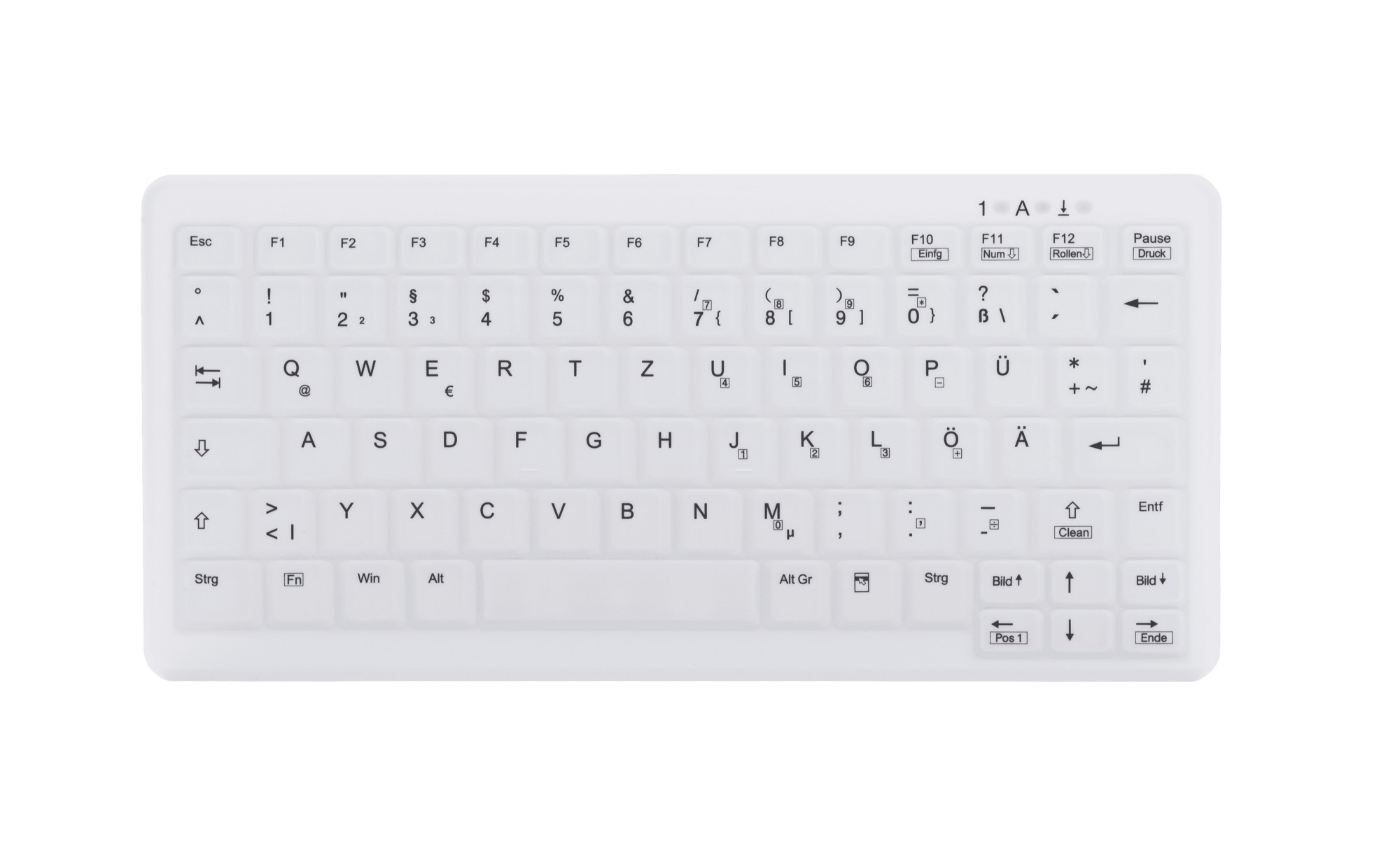 Contour Design Active Key Contour ClassicClean Medical Keyboard IP68 Mini Wired White DE C4110