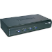 Trendnet TK-423K 4-Port USB / PS/2 KVM Switch Kit w/ Audio interruptor KVM