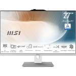 MSI Modern AM272P 1M-847EU All-in-One PC/workstation Intel Core 5 120U 68,6 cm (27") 1920 x 1080 Pixels Alles-in-één-pc 8 GB DDR5-SDRAM 512 GB SSD Windows 11 Pro Wi-Fi 6E (802.11ax) Wit