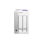 QNAP TS-231P NAS/storage server Ethernet LAN Desktop Grey,White