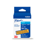 Brother TZEB51G label-making tape Black on fluorescent orange TZe