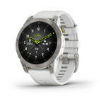 Garmin epix 1.3" AMOLED Digital 416 x 416 pixels Touchscreen White Wi-Fi GPS (satellite)