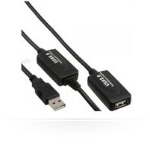 Microconnect 15m, USB2.0 - USB2.0 USB cable USB A Black