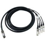 eNet Components 10203-ENC InfiniBand/fibre optic cable 78.7" (2 m) QSFP+ 4x SFP+ Gray