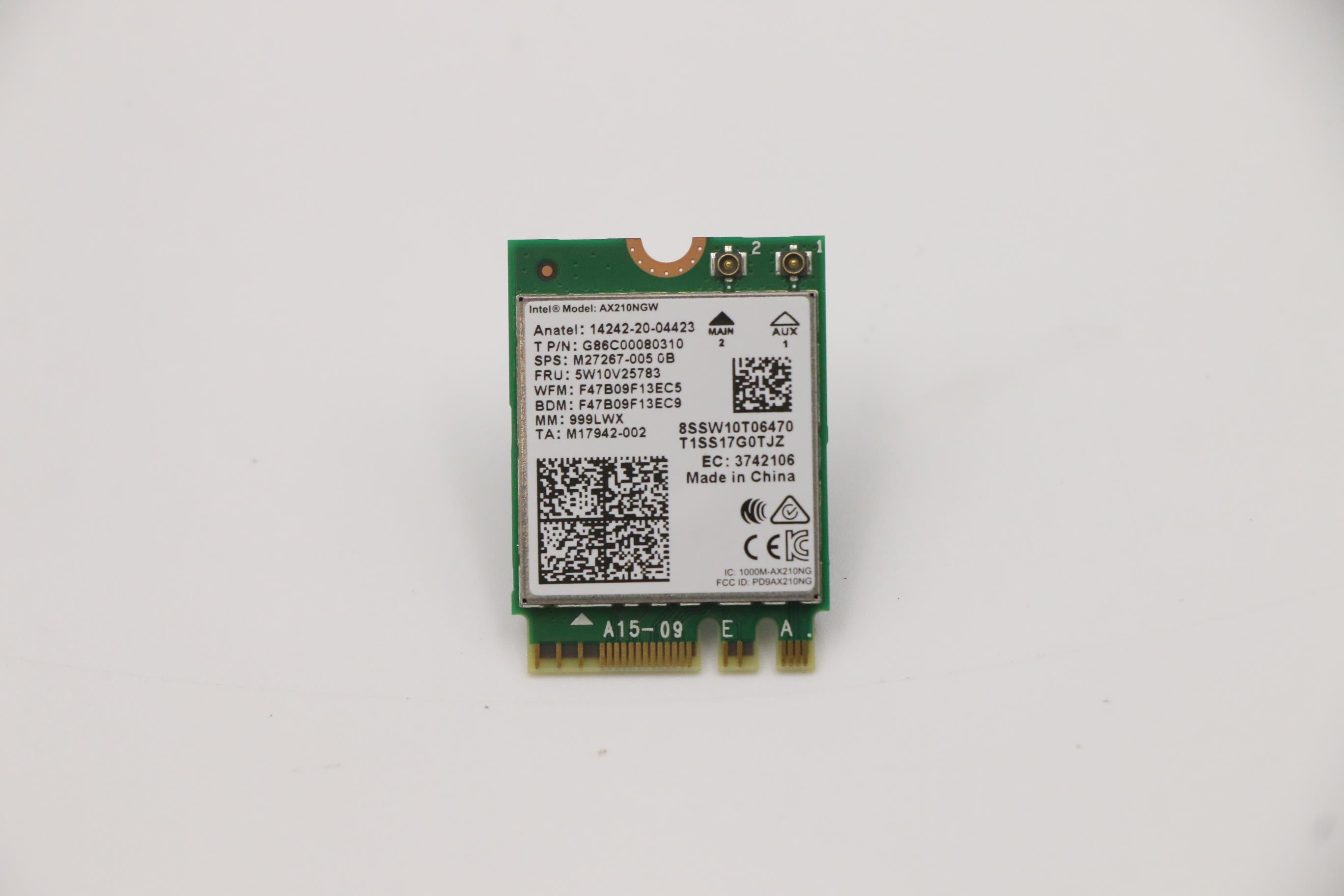 Image of Lenovo 5W10V25783 notebook spare part WLAN card