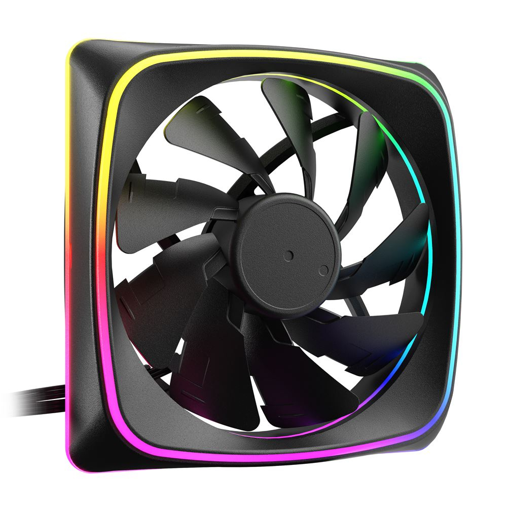 Sharkoon SHARK Lights RGB PWM Computer case Fan 12 cm Black 1 pc(s)