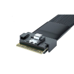 Areca SlimSAS x8 STR SFF8654 auf 2x MiniSAS x4 SFF8087 - Cable - 1 m