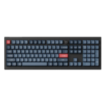 Keychron V6 MAX keyboard Universal RF Wireless + Bluetooth Black, Dark Blue