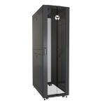 Vertiv VR Rack VR3100 rack 42U Vrijstaande rek Zwart, Transparant