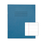 Rhino 8 x 6.5 Exercise Book 32 Page Light Blue F8M (Pack of 100)